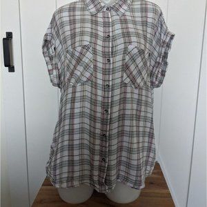 William Rast Button  Up Blouse